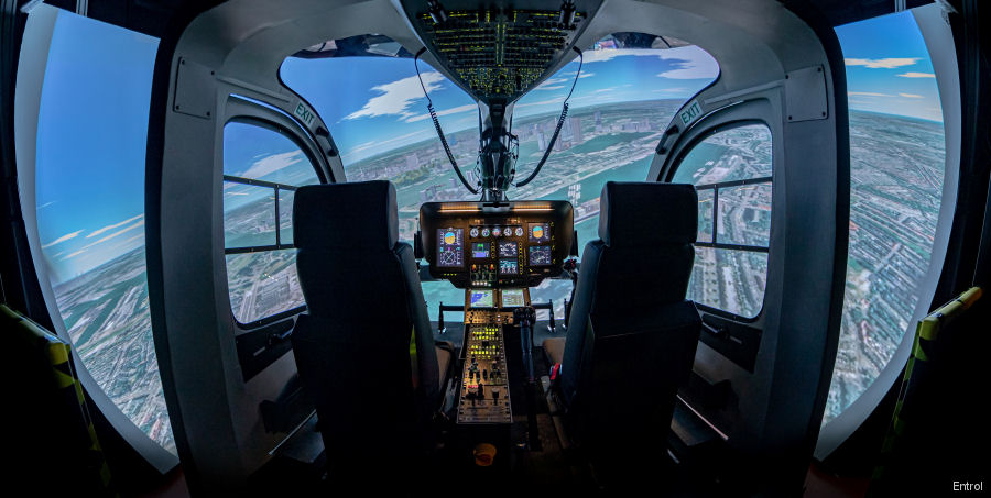 Entrol Level 5 Flight Simulator at HeliExpo 2024