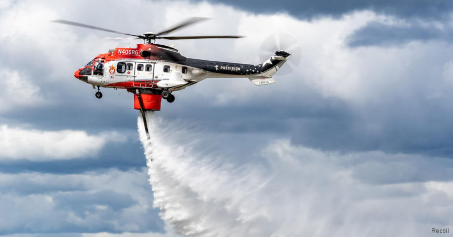 Recoil T1000-E Wildfire Suppression System at Heli-Expo 2024