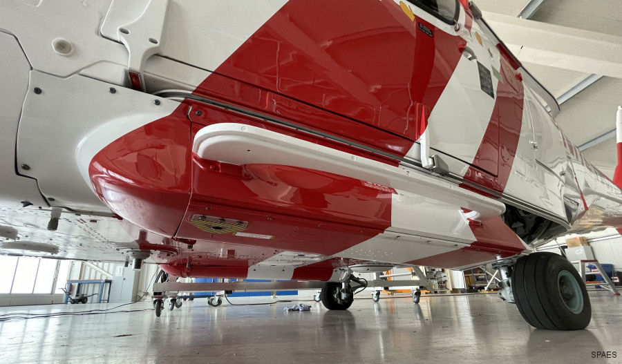 Handle for Life Raft in Airbus H155 Helicopter