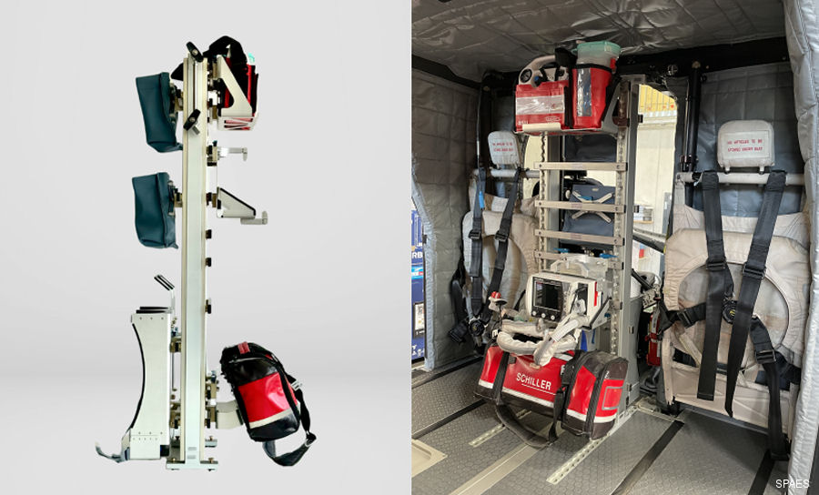 Medical Racks for MD902 Helicopter