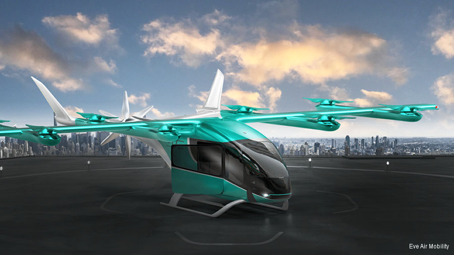 Embraer and Groupe ADP Sign MoU for Eve eVTOL at Paris-Le Bourget