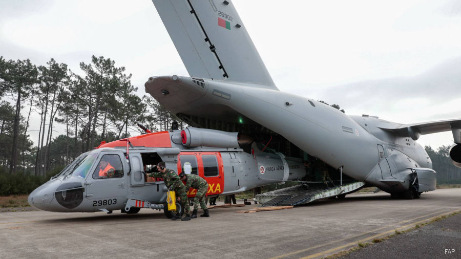 Portuguese Air Force Receives Third UH-60 Black Hawk