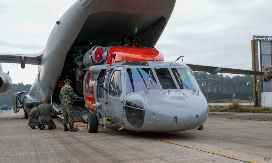 Portuguese Air Force Receives Third UH-60 Black Hawk