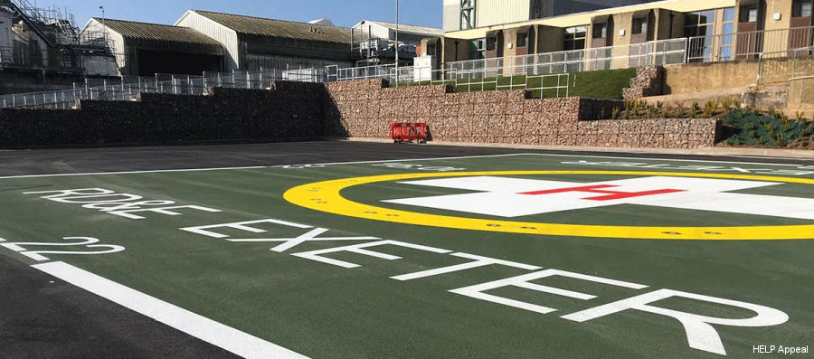 Close to 400 Landings at Devon Hospital