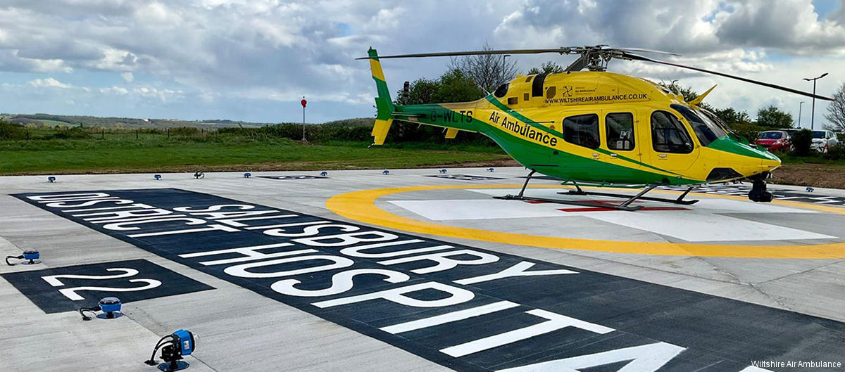 Salisbury Hospital with Upgraded Helipad