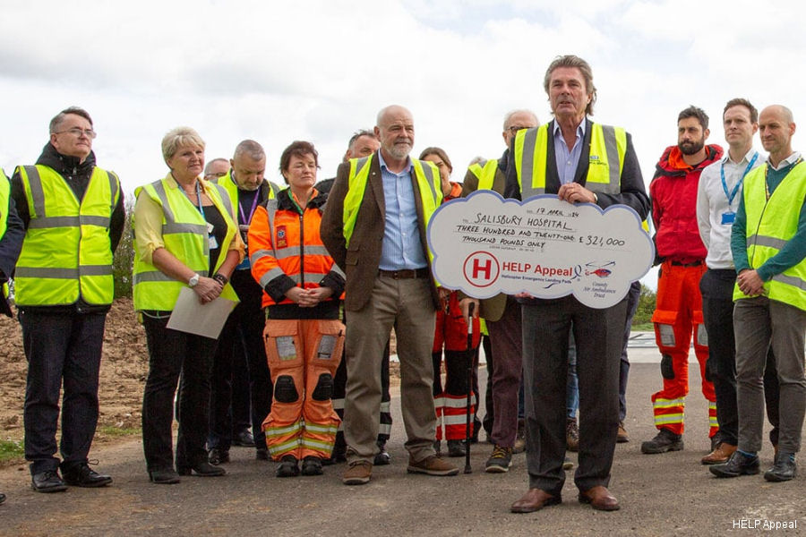 Salisbury Hospital with Upgraded Helipad