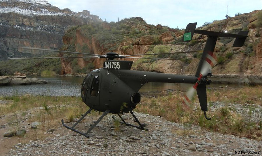 MD Helicopters Maintenance for Saudi National Guard MD530F