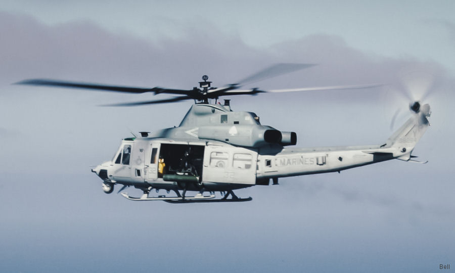 Bell Begins Upgrade of Marines H-1 Helicopters