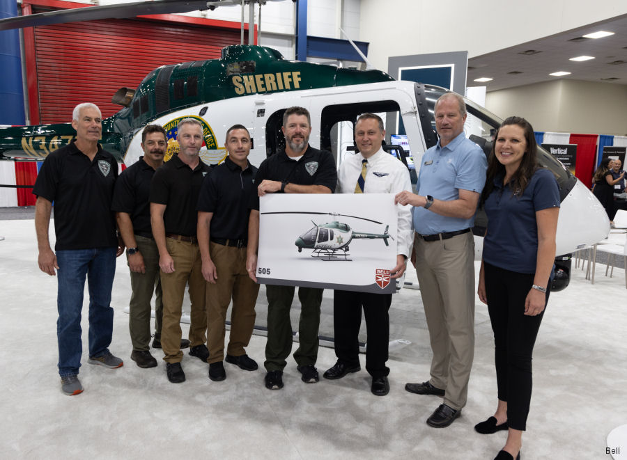 Spokane County Sheriff Orders Bell 505 Helicopter