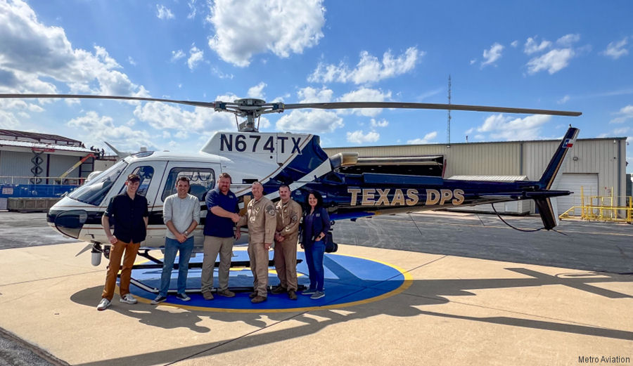 Metro Aviation Delivers New H125 to Texas DPS