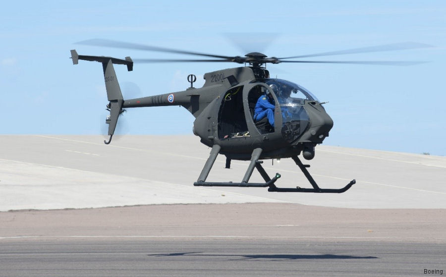 First Flight of Thailand’s Boeing AH-6 Little Bird
