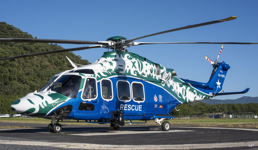 Detailed history and photos of helicopter AgustaWestland AW139 Serial 32070 Register VH-8HD used by Australia Air Ambulances Lagaw Kuyup (Island Helicopter) Rescue Service ,Babcock Australia Track service timeline and current status.