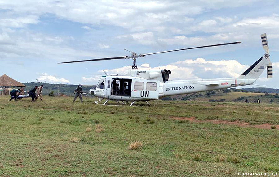Uruguayan Helicopters Depart Congo After 14-Year Mission