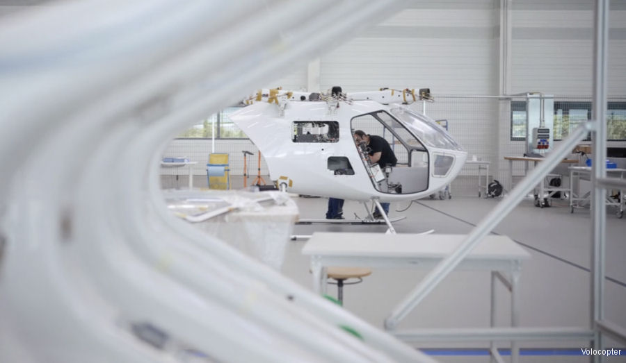 Serial Production and Training for Volocopter VoloCity