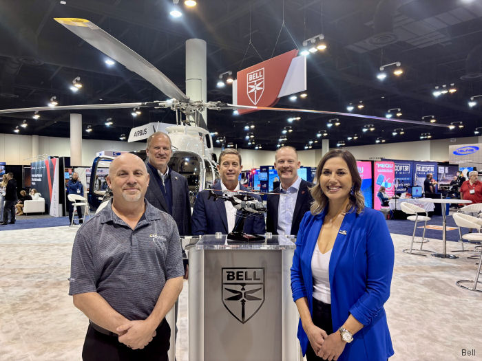 HALO-Flight Celebrates New Bell 407GXi at AMTC 2025