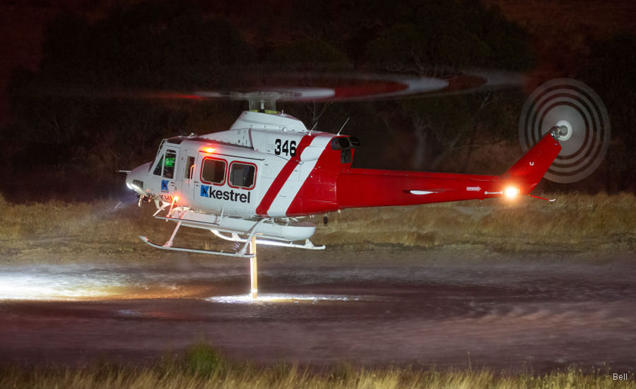 Kestrel and Bell: 40 Years Supporting Australian Firefighting