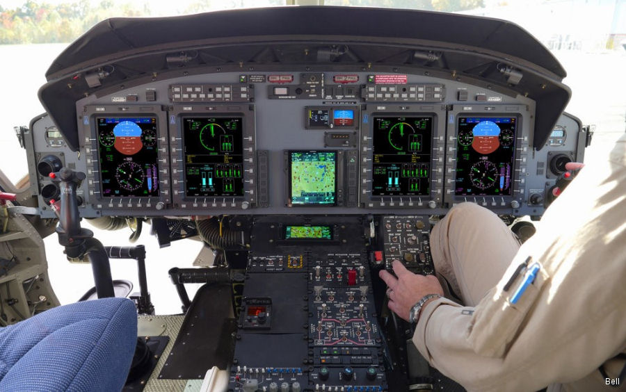 Indonesian Army Bell 412EP Helicopters Cockpit Upgrade