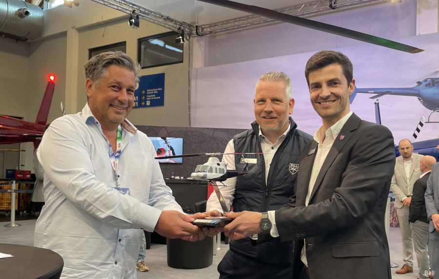 helicopter news April 2025 First European Subaru/Bell 412EPX Helicopter