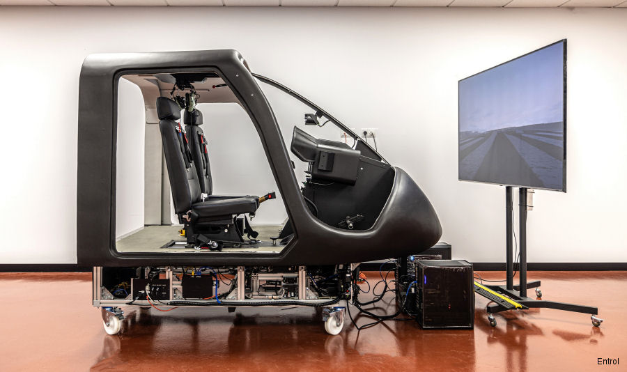 Entrol H1000 Bell 505 Simulators at Korea Aviation High School