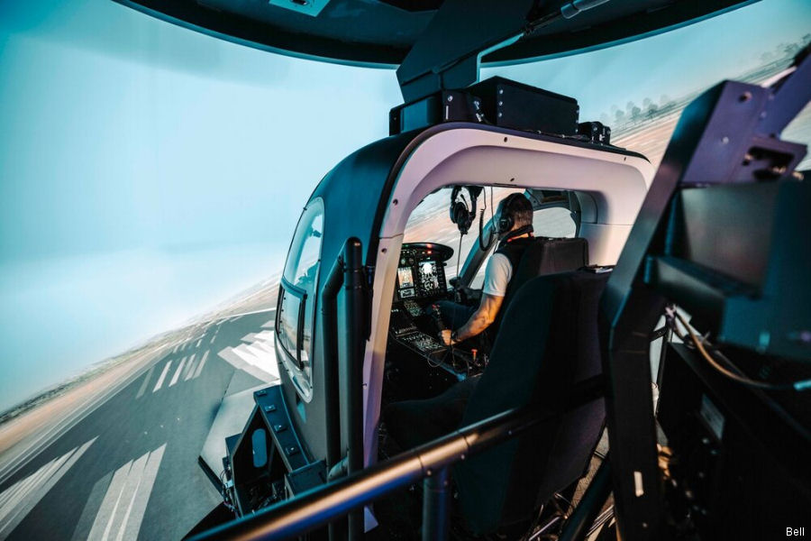 helicopter news April 2025 Bell 429 Helicopter Training Academy in Valencia