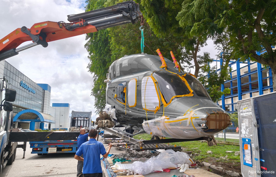 B&H Worldwide Moves Bell 429 from India to Singapore