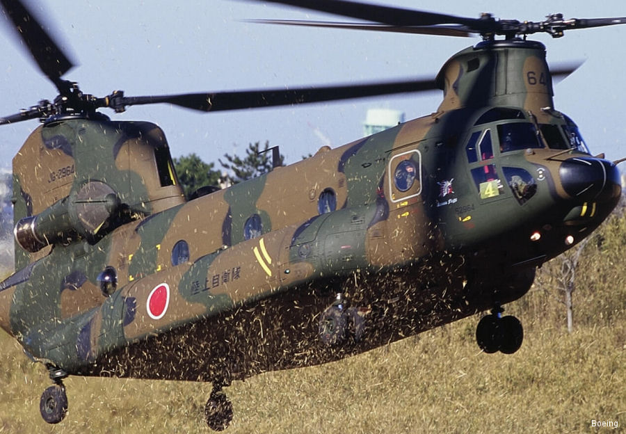Japan Orders 17 New Block II Chinook Helicopters