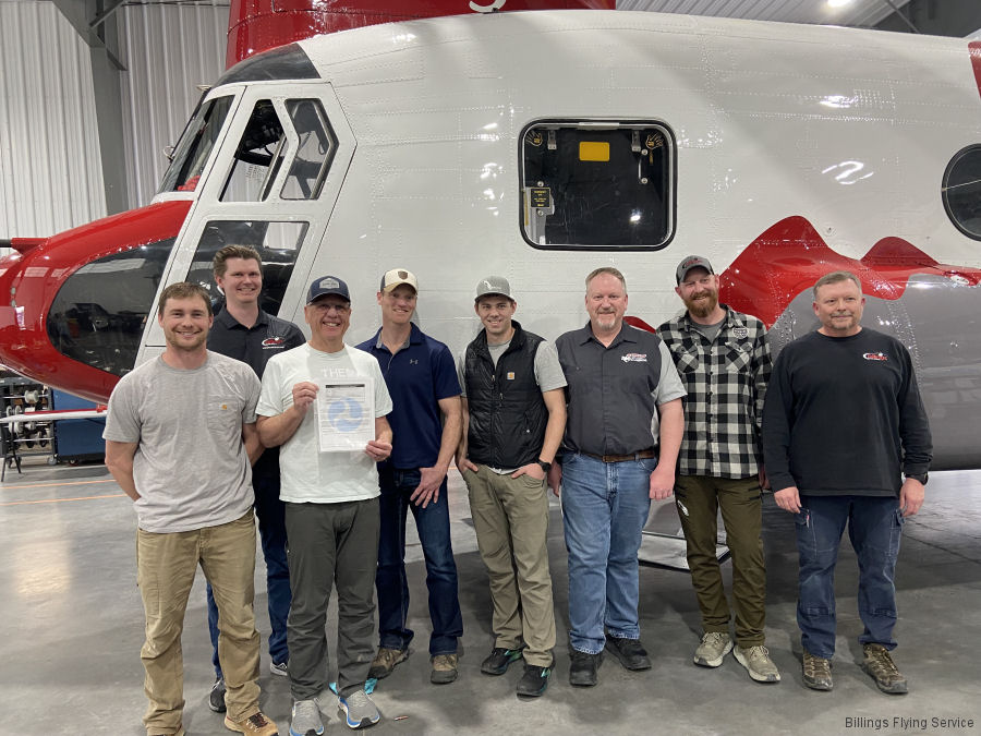 FAA Approval for Billings Flying Service ex Dutch Chinooks
