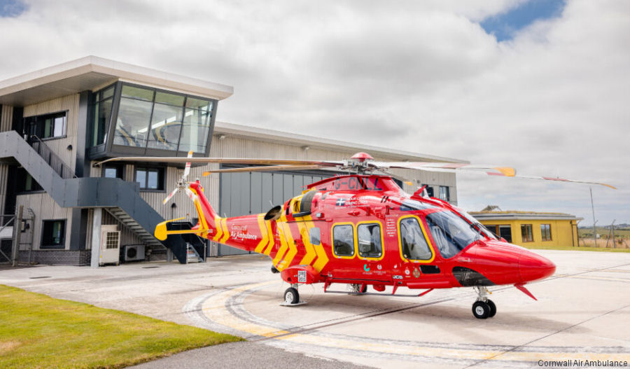 Cornwall Air Ambulance Second AW169 into Service
