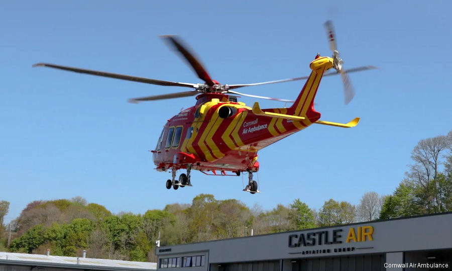 Cornwall Air Ambulance Renews Operations Contract with Castle Air