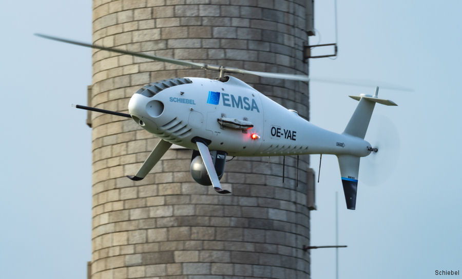 Schiebel Renews Drone Contract with European Maritime Safety Agency