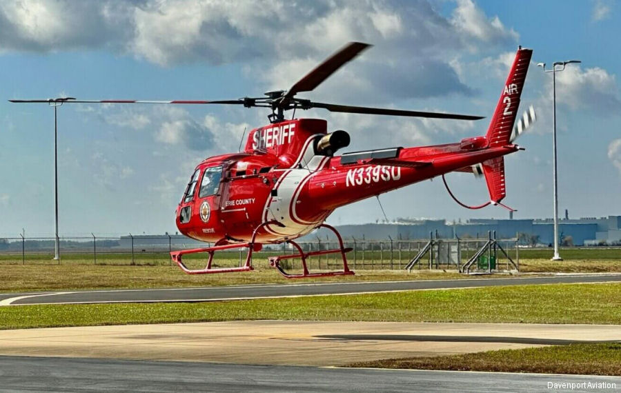 Erie County Sheriff’s Office Receives New H125 Helicopter