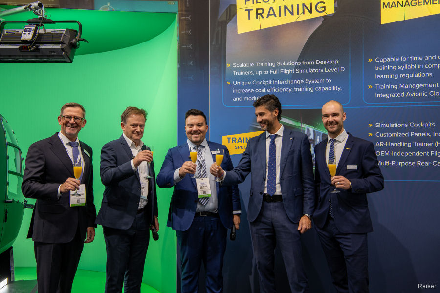 Reiser and Leonardo to Co-Develop AW139 Simulator