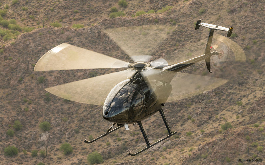 MD530F Helicopter Offered for US Army New Training Program