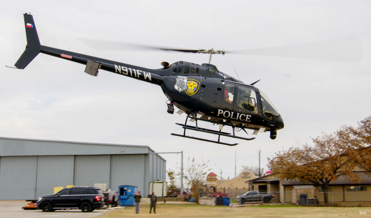 Second Bell 505 Delivered to the Fort Worth Police Department