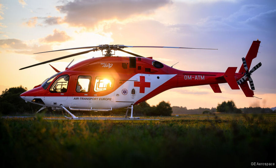 Detailed history and photos of helicopter Bell 429 Serial 57240 Register OM-ATM C-FGXX used by Air Transport Europe Ltd ATE ,Bell Helicopter Europe ,Bell Helicopter Canada Track service timeline and current status.