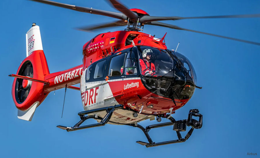 German DRF Air Ambulance Receives 40th H145D3 Helicopter