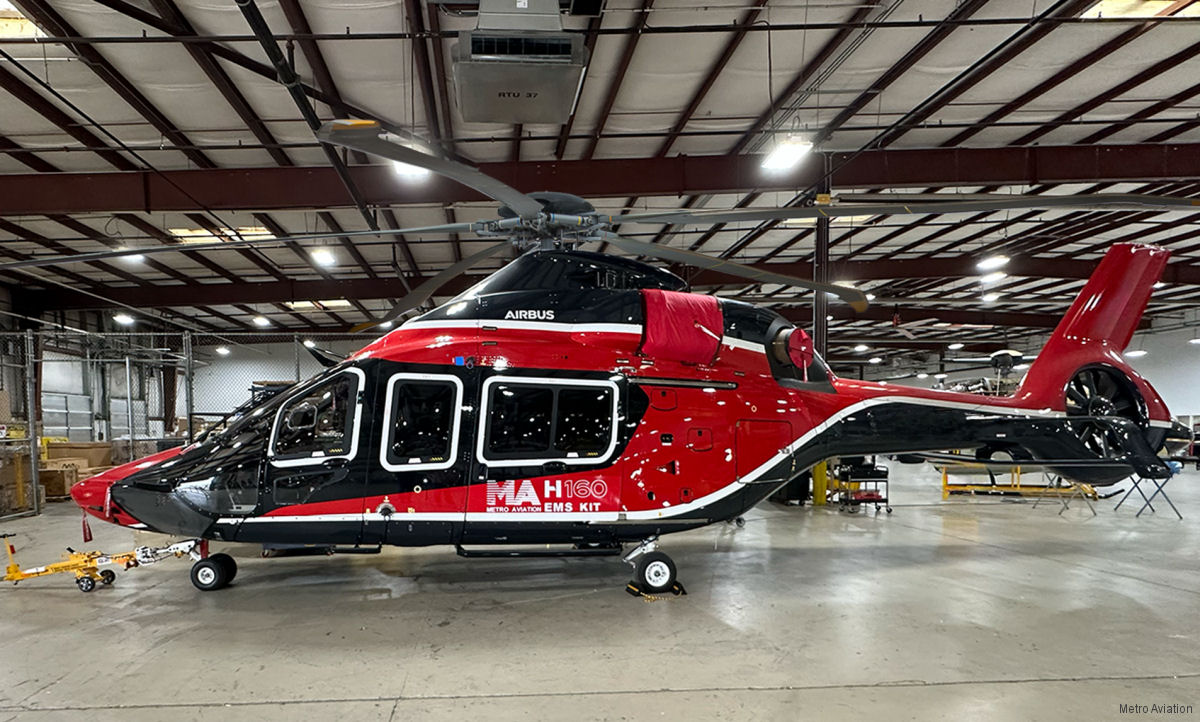 Metro Develops Medical Interiors for Airbus H160 and H140