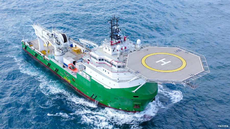 Vaisala’s New Offshore Helideck Monitoring Solution