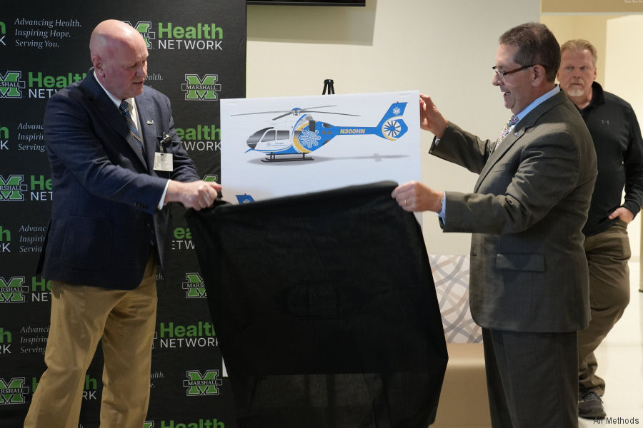 HealthNet Huntington Upgrades to H135 Helicopter