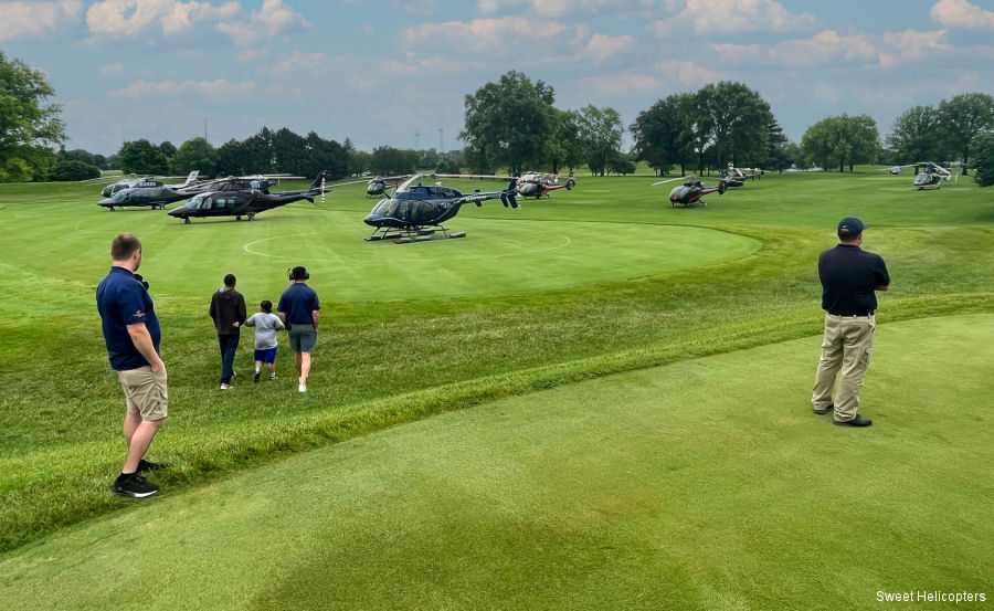 Sweet Helicopters Transports 500 to Indianapolis 500