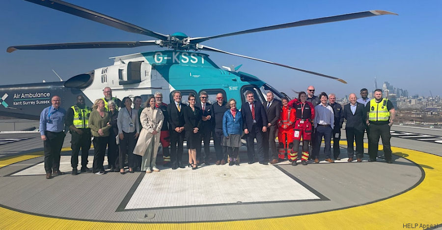 King’s College Hospital Helipad 2,000th Patient