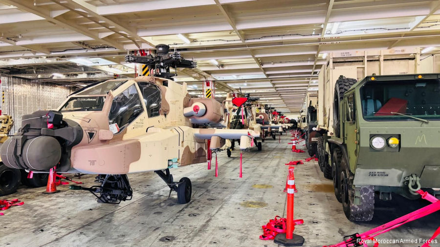First AH-64E Aparches Delivered to Morocco