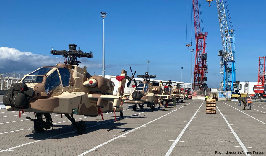 First AH-64E Aparches Delivered to Morocco