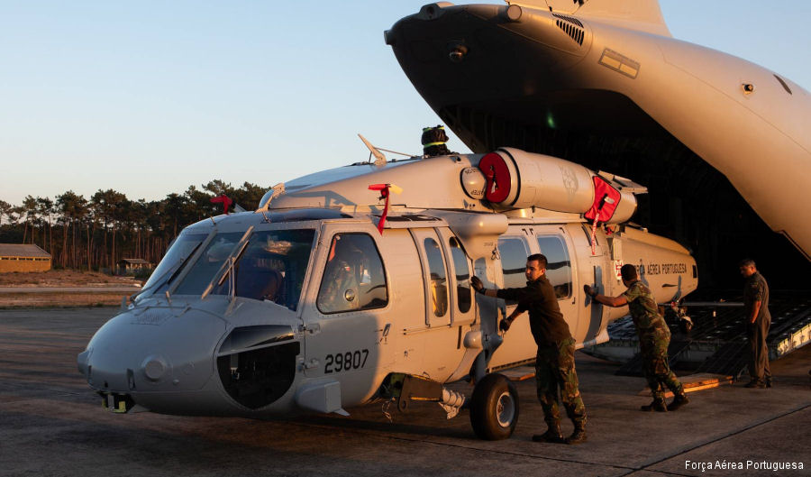 Portuguese Air Force Receives First UH-60L Black Hawk