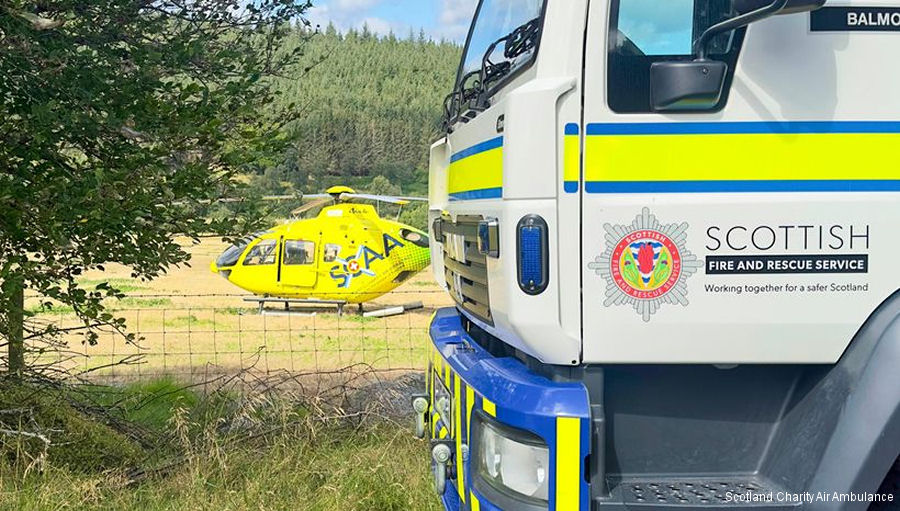 7,000th Call Out for Scotland’s Charity Air Ambulance