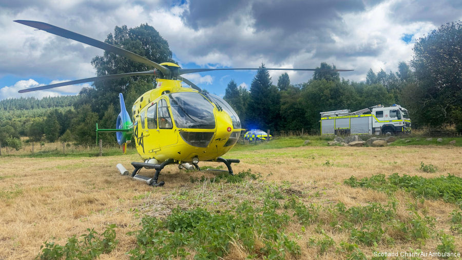 7,000th Call Out for Scotland’s Charity Air Ambulance
