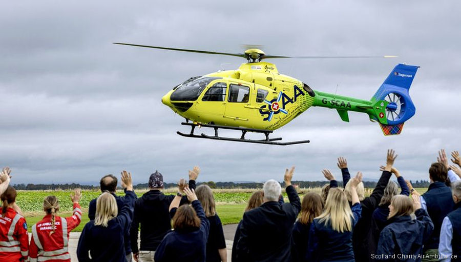 Scotland’s Charity Air Ambulance Bids Farewell to Helicopter