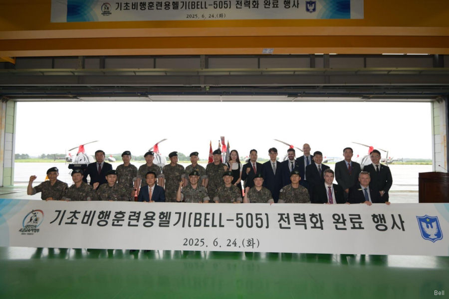 Bell Completes Delivery of 40 Bell 505s to South Korea