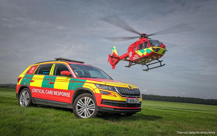 Thames Valley Air Ambulance Hits 20,000 Calls