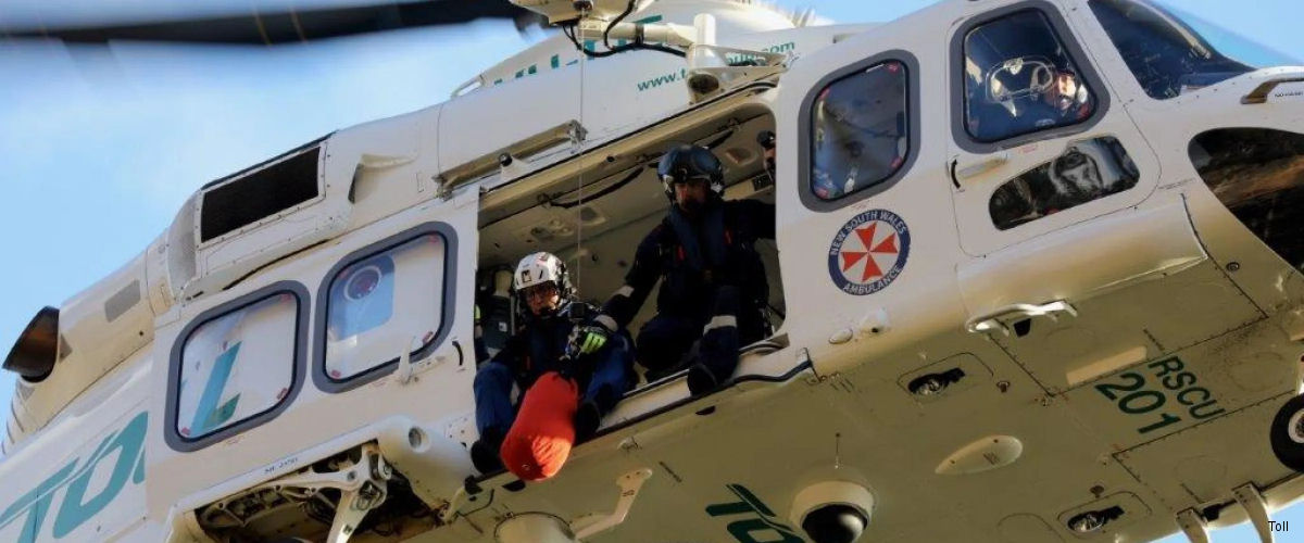 Toll Ambulance AW139s Reach 40,000 Flight Hours in NSW